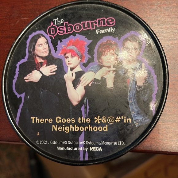 🔴or🌼COASTERS- CLASSIC THROW BACK THE OSBOURNE FAMILY-4 Coaters with storage tin - Picture 7 of 7